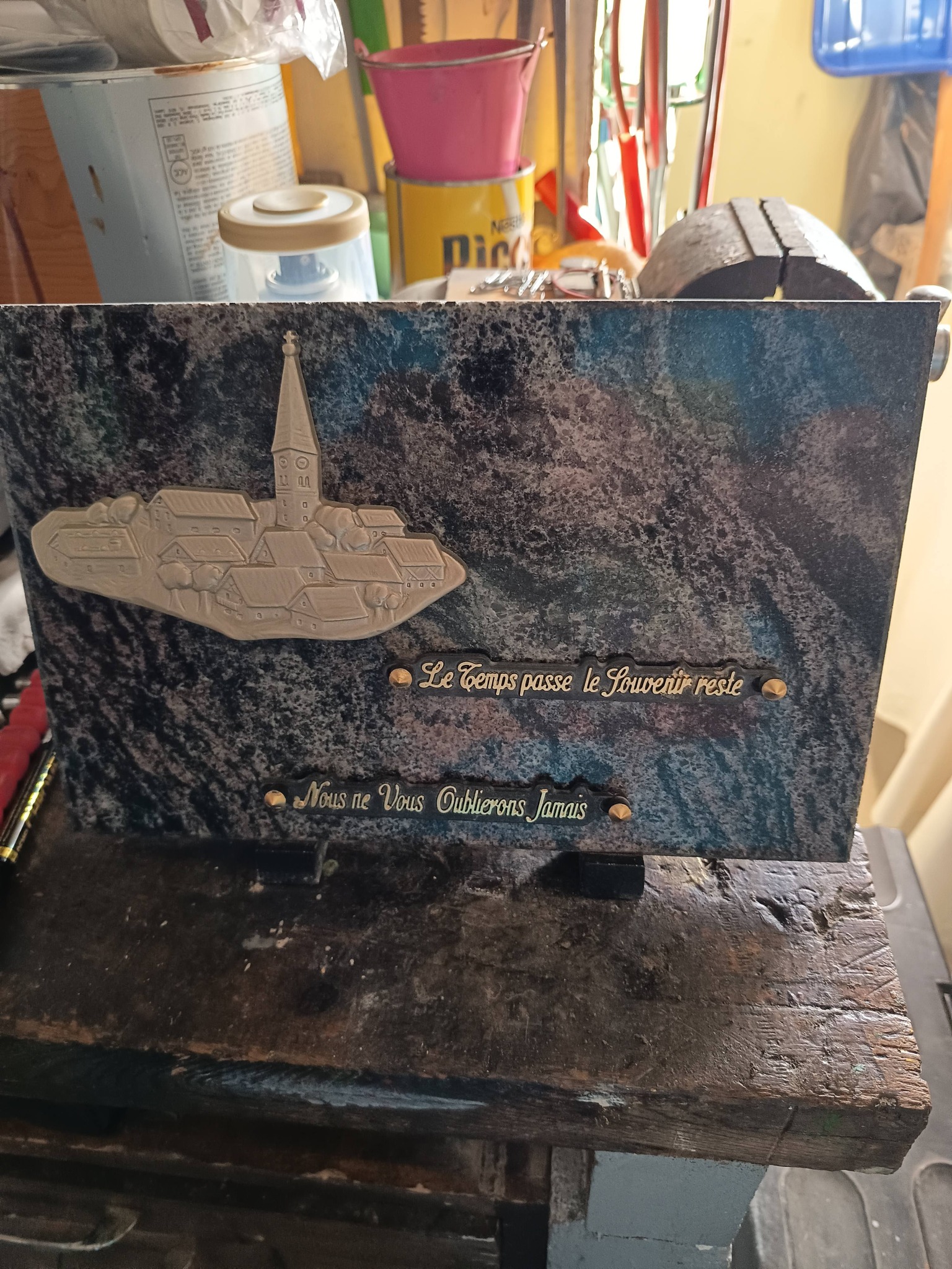 Plaque commémorative après rénovation – Gap